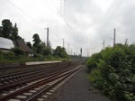Duisport rail 275 631-0 verlässt nach dem Kopf machen den Rangierbereich in Recklinghausen-Ost 2.6.2016