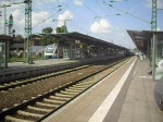 MWB V 2304 Mit Güterzug durch Schwerin Hbf am 5.8.09