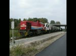 Manchmal drfen es auch Kuhstrken sein ;-)275 603-1 der JWB und 293 002-2 der BTE ziehen mit vereinten Krften den Kesselwagenzug von der Wilhelmshavener Raffinerie.