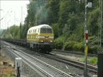 Lok 7 von Wiebe (ex DB 320 001) mit Gterzug bei der Ausfahrt aus dem ehemaligen Bahnhof Bochum Sd am 2.