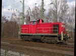 Güterzug im Sandwich (vorn 294 694, hinten 261 102) am 24.