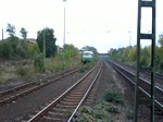 Der VT 23 der Rhein-Sieg-Eisenbahn dreht auf der Hausstrecke  seine Runden am 23.10.09.