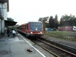 928 als RB 22869 fhrt hier aus Bad Waldsee nach Hergatz.Aufgenommen in Bad Waldsee am 11.08.07