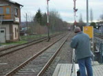 Ein BR 628 bei der Einfahrt in Sinsheim Hbf am 13.01.07