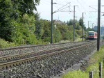 In Berschbach/Mersch kommt DB Diesel Triebzug 628/928 488-6 aus Richtung Luxemburg, kurz bevor er in den Bahnhof von Mersch einfhrt. 15.06.08