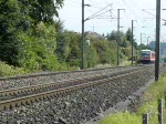 In Berschbach/Mersch kommt DB Diesel Triebzug 628/928 488-6 aus Richtung Luxemburg, kurz bevor er in den Bahnhof von Mersch einfhrt.