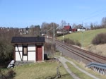 628 424 mit der Werbung für die Gäubodenbahn war am 07.04.18 als Überfuhrung von Mühldorf nach Chemnitz unterwegs. Hier ist der Triebwagen in Jößnitz/V. zu sehen. Gruß an den Tf zurück!