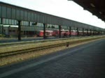 Ein Güterzug der richtung Koblenz fährt und ein 628/928, der aus richtung Gerolstein kommt und in Trier Hbf endet! 24.07.08 