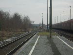 Tw der Br 628/928 bei der Einfahrt in den Forster Bahnhof .