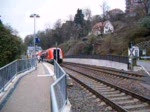 Abfahrt eines VT 641 als RB Richtung Waldshut aus dem Hp Laufenburg Ost.