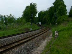 Ein RE von Saalfeld (Saale) nach Gera Hbf macht sich eben auf die Reise (13.05.2009)