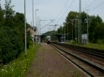 Die RB aus Jena Saalbahnhof setzt in Rudolstadt (Thür) ihre Fahrt nach Blankenstein (Saale) über Saalfeld (Saale) fort. (31.07.2009)