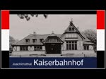 Kein Bedarfshalt des Stadler Regio-Shuttle der NEB am Hp Joachimsthal Kaiserbahnhof auf der Fahrt von und nach Eberswalde. 
Die Titelbilder zeigen den Kaiserpavillon mit Stations- und Nebengebäude. - 14.05.2015 - Die Titelmusik habe ich mit GarageBand zusammengebastelt.
