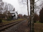 Am 20.04.13 fuhr zum ersten mal die Ferkeltaxe auf der, nicht mehr im Regelbetrieb befindlichen Strecke Adorf- Muldenberg. Es fuhren 772 312-5 und 772 367-9 Hier in Gunzen.