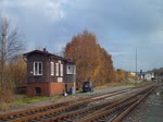 Vier Uerdinger Triebwagen bei einer Sonderfahrt zu sehen am 05.11.15 in Oelsnitz/V.