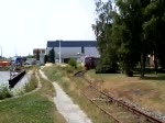 VT 98 der Museumseisenbahn Ammerland-Saterland beim Wochenende an der Jade in Wilhelmshaven als Pendelverkehr.03-07-2009