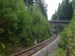 Am 25.08.13 fuhr das Ferkel (171 056-5) wieder von Adorf nach Muldenberg und zurck.