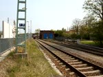 172 601-7+172 001-0 der Neustrelitzer Hafenbahn als PRE81259 von Bergen auf Rgen nach Lauterbach Mole bei der Ausfahrt im Bahnhof Bergen auf Rgen.
