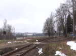 Aus Anlass der Wiedereröffnung der Strecke Selb Plößberg-Aš gab es am 12.03.16 eine Sonderfahrt. Sie führte von Chemnitz nach Aš, weiter nach Hranice v Čechách, Františkovy Lázně und zurück nach Chemnitz. Es fuhren 172 171-1 und 172 132-3 hier in hinter dem Haltepunkt Podhradí u Aše.