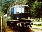 Zusammenstellung meiner Super-8-Aufnahmen mit der 118 im sddeutschen Raum aus der Mitte der 1970er Jahre.