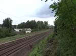 E 44 044 fuhr einen Sonderzug anlässlich 85 Jahre AW Dessau am 30.08.14.