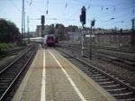 Die Adler Mannheim fuhr am 30.08.2009 mit dem EC 390 Mnchen Hbf - Frankfurt am Main Hbf in Ulm Hbf ein aufgenommen am 30.08.2009 Ulm Hbf 