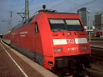 101 005-7 mit NZ301 Dortmund->Mailand->Milano centrale+CNL 313 Dortmund->Wien Westbahnhof der Zug wird in Karlsruhe Geteilt