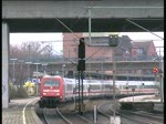 Ausfhart eines Intercity von Gleis5 in Hamburg-Harburg am 27.3.