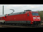 101 115-4 mit DB Autozug in Fahrtrichtung Sden durch Eschwege West. Aufgenommen am 09.04.2010.