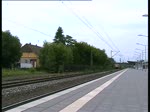 Druchfarht eines Intercity-Sandwiches durch den Bahnhof Rotenburg am 12.6 EIne 101 zog den Zug und eine 101 schob.
