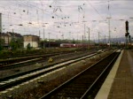 Br 101 zieht den EC 101 Hamburg-Altona - Chur in den Mainzer Hbf am 20.05.08