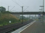 BR 101 durchfhrt am 18.07.08 den Bf Maschen mit einem Personenzug

