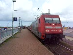 Der IC 430 verlsst Norddeich Mole nach Luxembourg ber Kln. 23.06.07