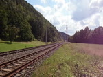 101 071-9 (Schublok 101 061-0) mit einem IC bei der Fahrt durch Remschtz am 12.07.13.