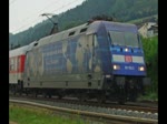 101 102-2 jagt mit ihrem AZ nach Norden durch Ludwigsau Friedlos.