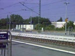 101 135 bei der abfahrt in Schwerin Hbf