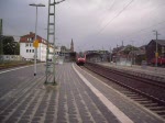 101 002 am IC 2172 bei der Ausfahrt aus Schwerin Hbf am 25.Juli.09