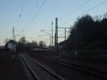 Ein Intercity von Nrnberg nach Berlin durchfhrt im April 2009 Kronach.