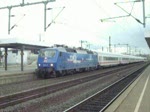 120 151 mit Ersatz Ic im Bahnhof Fulda im Oktober 2009