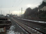 120 156-5 durchfhrt am 24. Dezember 2009 mit einem Ersatz-InterCity Kronach.