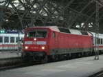 120 150-8 verlie am 18.7.10 mit IC 1858 nach Stuttgart, den Leipziger Hbf in Richtung Naumburg(S).
