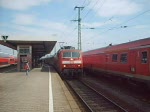 120 150 mit ihrem IC nach Karlsruhe bei der ausfahrt aus dem Nürnberger Hbf am 01.04.2007.