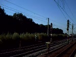 Es war einmal 120 149 durchfährt den Bahnhof Dortmund Marten Süd im noch damaligen Orientroten Farbkleid