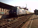 IC144 von Szczecin Glowny nach Schiphol (Airport) bei der Ausfahrt im Bahnhof Stendal.(31.07.08)