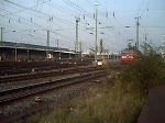 BR 120 111 vorne un 101 106 hinten verlassen den Dortmunder Hbf mit dem IC 2213 Rgen um 17:38 Uhr aus Gleis 16