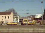 BR 120 148-2 in Orientrot verlsst den Bahnhof Fulda mit einem IC