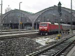 Ausfahrt des IC 79668 nach Frankfurt am Main Sd aus dem Leipziger Hbf aufgenommen am 12.02.2009