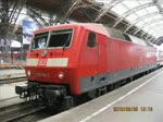 120 104-5 verlie am 5.9.10 mit dem IC 1919 nach Kln Hbf, den Leipziger Hbf Richtung Berlin.
