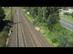 Eine 120 ist am 20.August 2011 mit dem IC  Rottaler Land  nach Hamburg-Altona bei Thngersheim unterwegs.