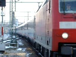 EuroCity 114  Wrthersee  bei der Einfahrt in den Bahnhof Augsburg Hauptbahnhof gefilmt.